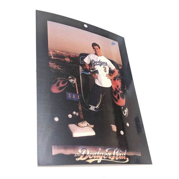 1983-1985 Nike Poster Card 5X7 The Dodger Kid Steve Sax Los Angeles Dodgers MLB - Picture 1 of 2